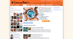 Desktop Screenshot of conscioustribe.com